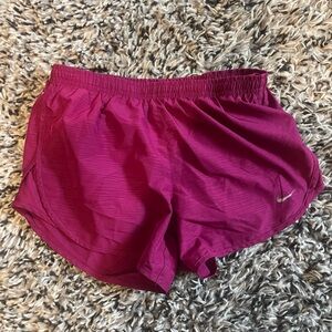 Nike Women's Magenta Athletic Shorts